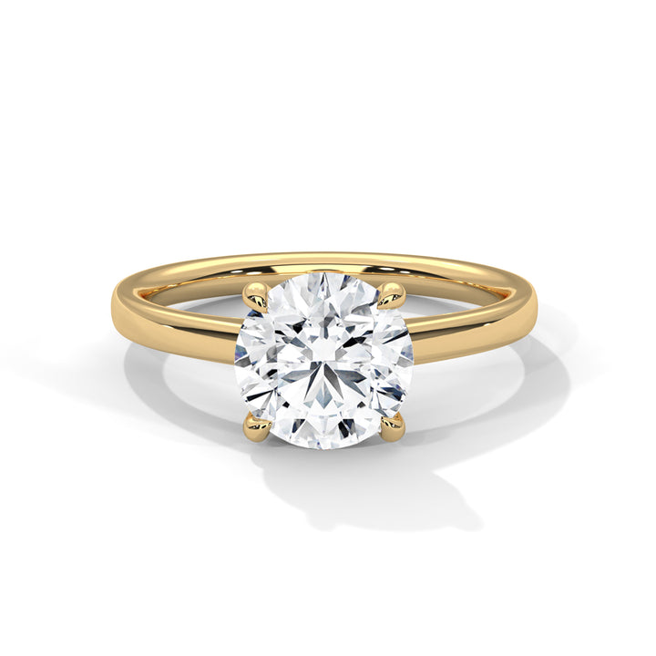 Classic Four-Prong Solitaire Ring