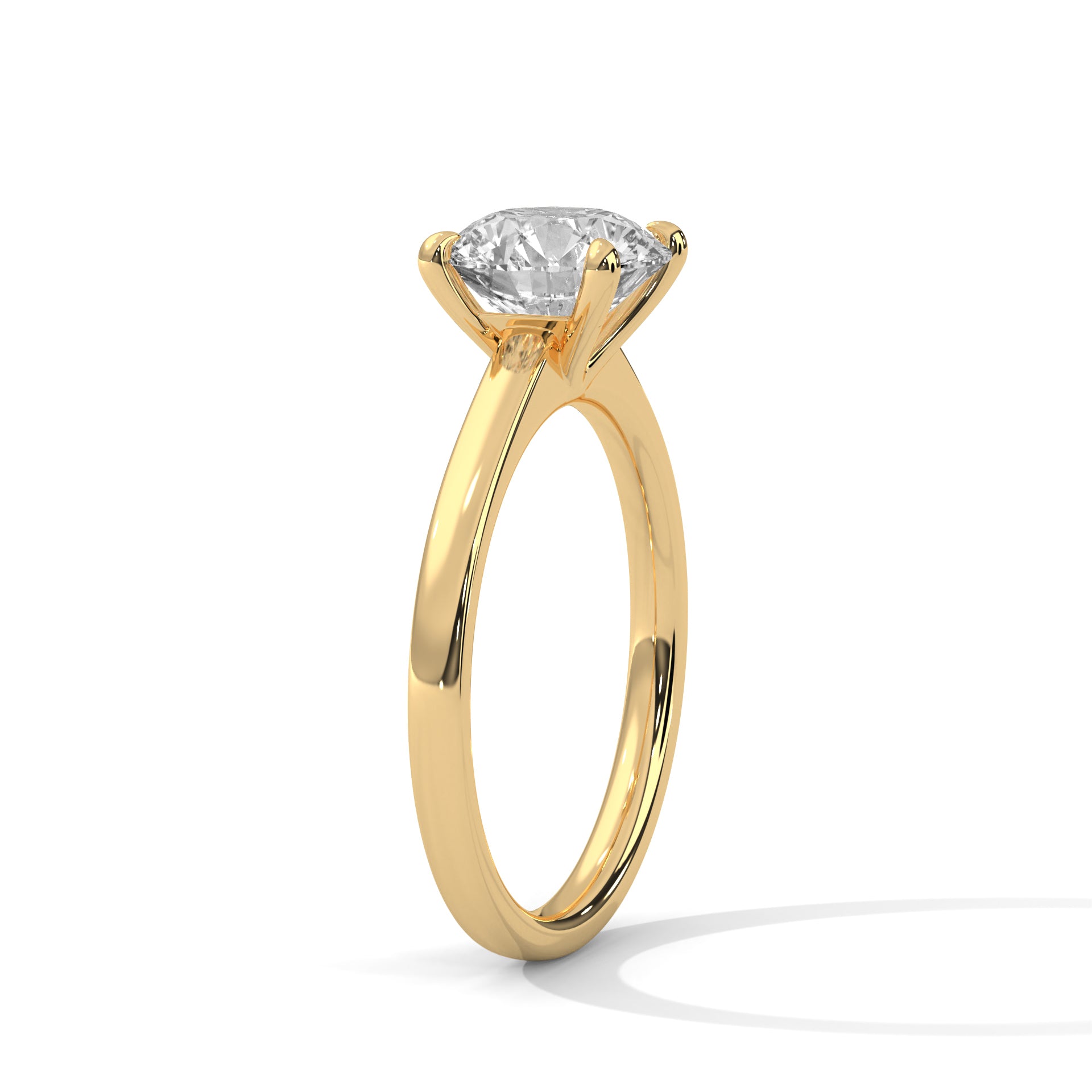 Classic Four-Prong Solitaire Ring