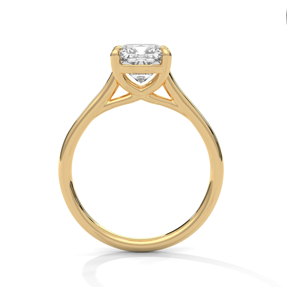 Cushion Solitaire Ring