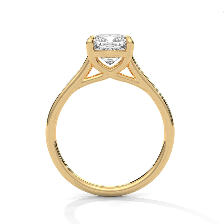Cushion Solitaire Ring